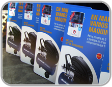 Displays de campaña